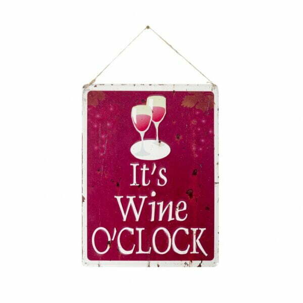 Wine O'Clock Wall Sign | La Hacienda